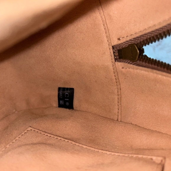 Gucci GG Marmont Backpack Matelasse Pink/Taupe - Picture 8 of 9